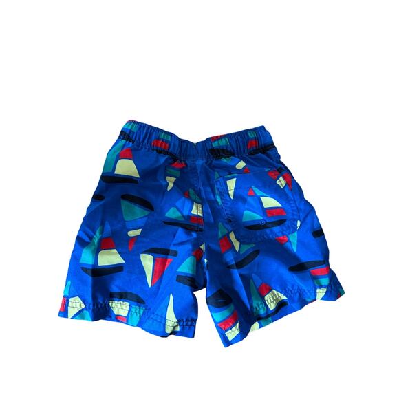 Hanna Andersson blue sailboat swim trunks - Picture 3 of 3